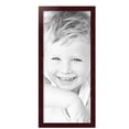 thumbnail image 2 of ArtToFrames 13" x 30" Mahogany Picture Frame, 13x30 inch Brown MDF Poster Frame (WOM-3978), 4 Pack, 2 of 8
