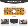thumbnail image 2 of Pofeuu Bohemian Sunflower Print Splash Guard for Sink Faucet Sink Gadgets-Splash Guard Behind Faucet Drip Catcher for Kitchen, Bathroom,Sink Mat, 2 of 7