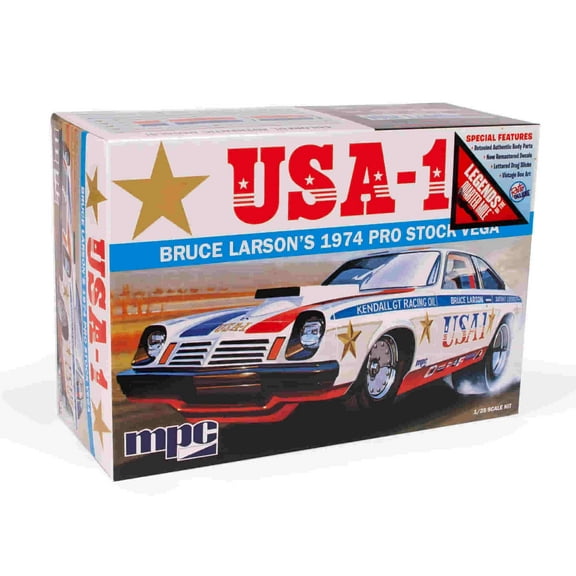 MPC 1/25 Bruce Larson USA-1 Pro Stock Vega MPC828 Plastics Car/Truck 1/24-1/25