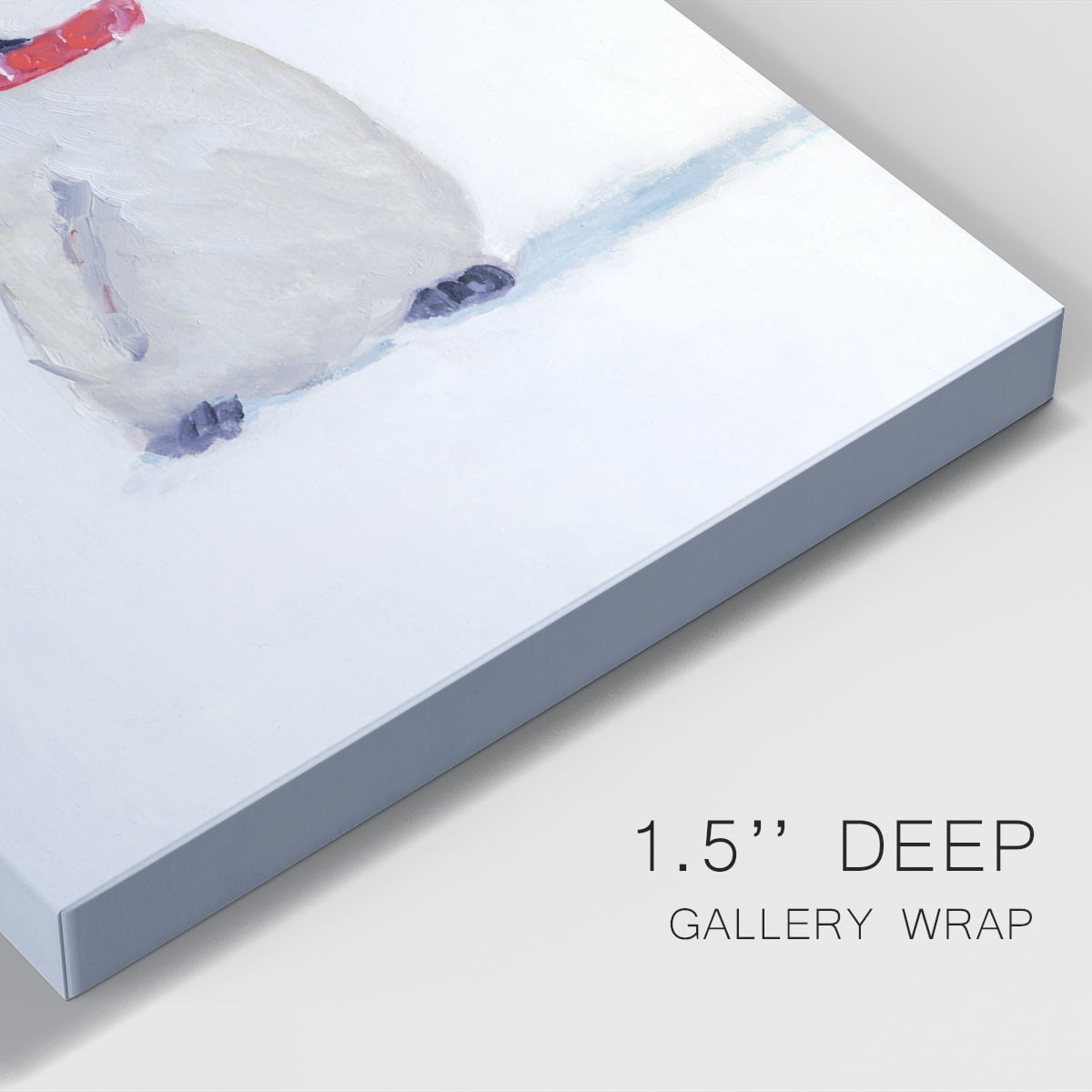 Wexford Home 8X12 Penguin Play I Premium Gallery Wrapped Canvas - Ready to Hang