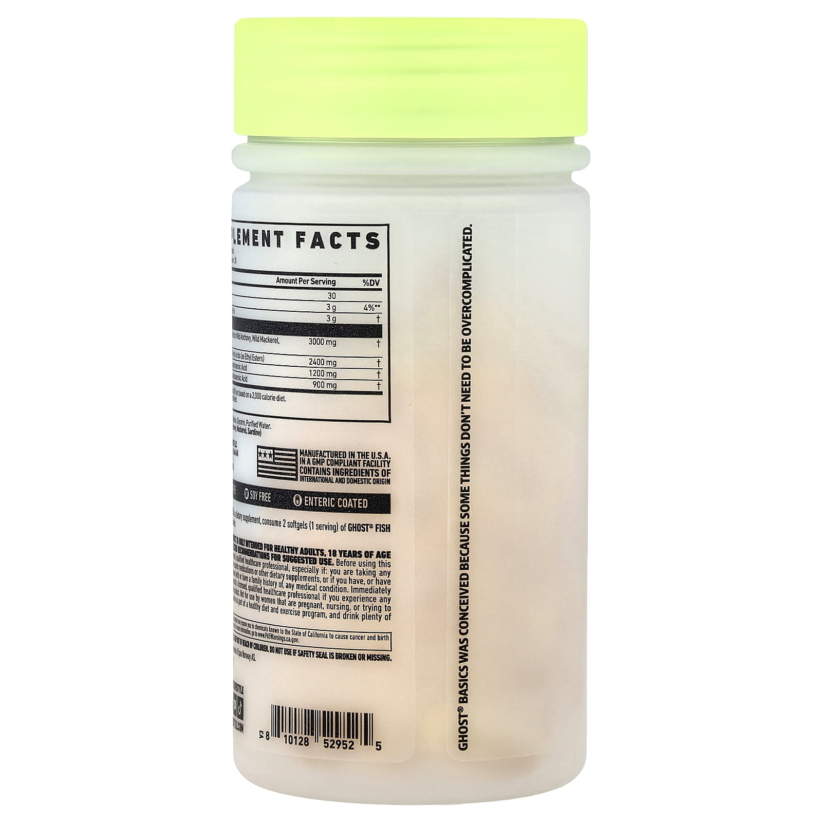 Ghost Fish Oil, 60 Softgels