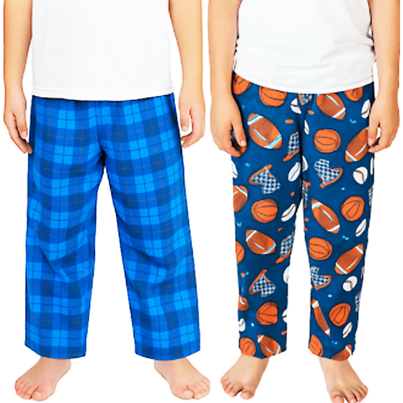 Sports Print 2-Pack Toddler Boy's to Youth Boy's Sleep Pajama Pants-8