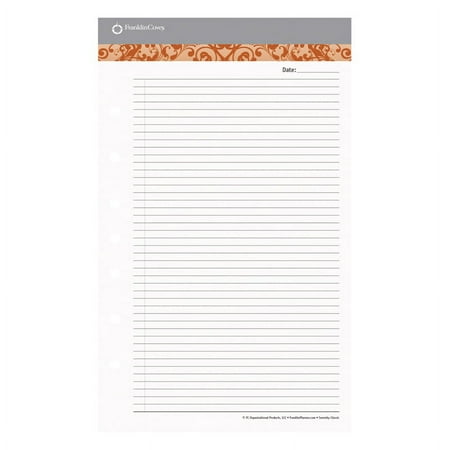 FranklinCovey Classic Serenity Portfolio Notepads - Set of 3 - Orange