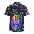 thumbnail image 3 of High Quality Hawaiian Shirts for Men Short Sleeve Aloha Beach Shirt Floral Summer Casual Button Down Shirts Blouses 3VBCIH, 3 of 7