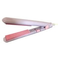 thumbnail image 1 of Vogacara Plancha de pelo 2 en 1 de 20W, Mini plancha de pelo de cerámica plana, cepillo rizador, varita de hierro rizador, herramienta de estilismo de Cuidado del cabello No.07 Vogacara MR5515-07, 1 of 6