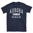 thumbnail image 1 of Aurora Ohio Classic Established Men's Cotton T-Shirt, 1 of 1