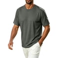 thumbnail image 2 of DORKASM Men's Short Sleeve Dry Fit Shirts Workout Gym Mesh Shirt Athletic Running Lightweight Performance Tshirt Dark Gray 2XL, 2 of 6