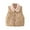 Khaki, variant on FAOWME Kids Toddler Baby Boys Fall Jacket Sleeveless Zip UP Boys Coat Clothes Outwear Khaki 4-5 Years