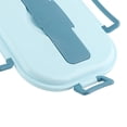 thumbnail image 4 of Fiambrera portátil de acero inoxidable de 4 rejillas para estudiantes y adultos con tazón para sopa y recipiente para almacenar alimentos, color azul, 4 of 8