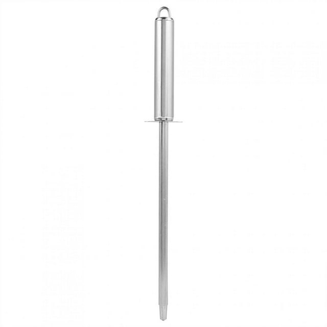 Afilador de cuchillos de cocina de acero inoxidable de 7,5 pulgadas