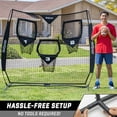 thumbnail image 5 of GoSports 6 x 6 ft Football Throwing Net - Black, 5 of 6