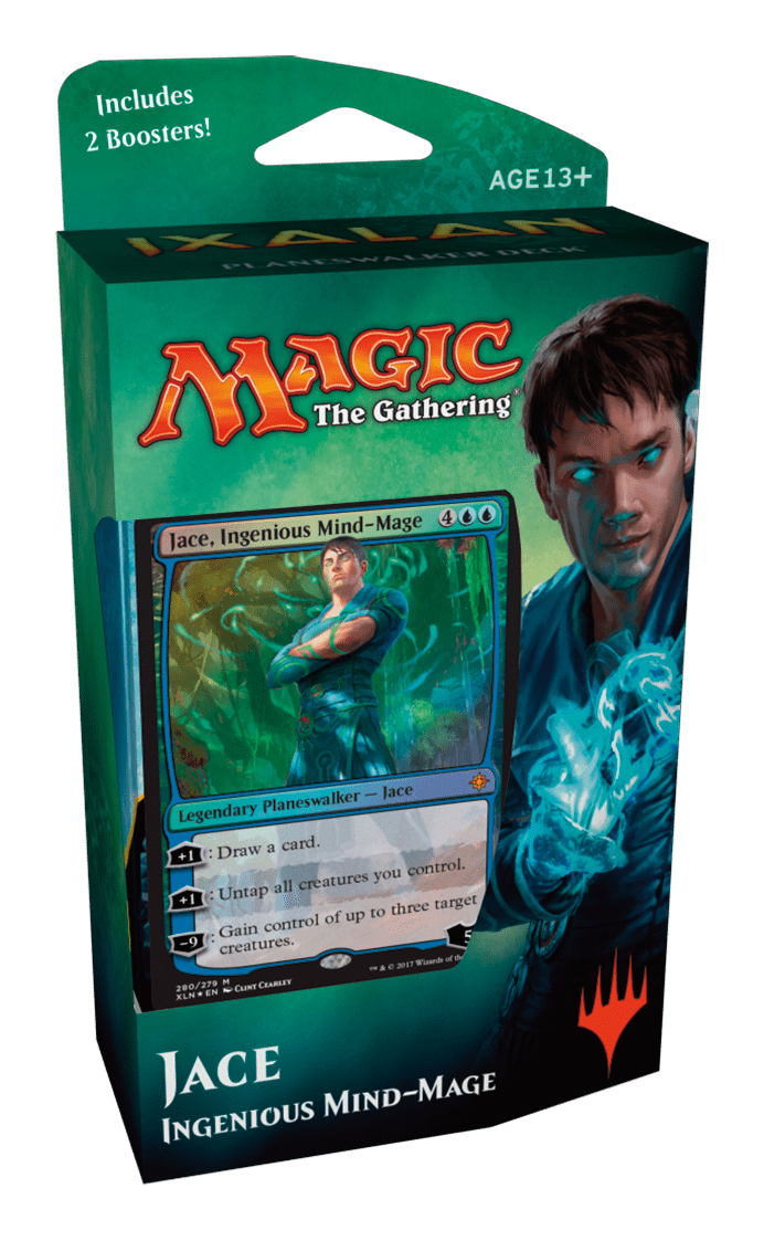 Magic The Gathering: IXALAN Planeswalker Deck - Jace - Ingenious Mide-Mage