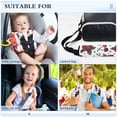 thumbnail image 5 of 2-Pack Seat Belt Covers with Flannel Seatbelt Shoulder Strap Case Adjustable Straps Soft Padding for Car Red Roses and Cherries Medium, 5 of 8
