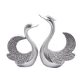 thumbnail image 2 of Living Room Decor | Pair of Swan Decor Modern Decor | Anniversary Gift for Couple | Luxury Home Decor for Tabletop Office | Wedding Anniversary Gifts for Couple, 2 of 4