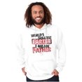 thumbnail image 4 of Funny Worlds Greatest Father Farter Men's Big & Tall Graphic Hoodie Brisco Brands 2X, 4 of 5