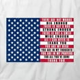 thumbnail image 2 of American Flag Thank You T-Shirt | Patriotic American White Tee Gift, 2 of 5