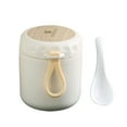 thumbnail image 2 of Boovnll Bento Box, Breakfast Cup Congee Cup Soup Cup Congee with Soup Lunch Box Lunch Box Office Worker Student Portable with Cover, Bento Box Adult, Bento Box for Kids, Lunch Box Containers, 2 of 3