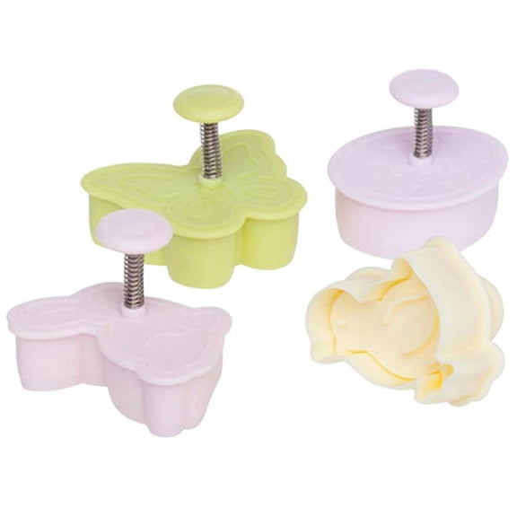 4-Piece Plastic Easter Plunger Cutter Set