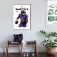 thumbnail image 3 of NFL Baltimore Ravens - Lamar Jackson Feature Series 23 Canvas Wall Poster, 22.375" x 34", 3 of 4