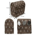 thumbnail image 5 of Bear Lounger Chair Bag, Forest Animals Concept Flock of Big Angry Bears Bushy Furs, High Capacity Storage with Handle Container, Lounger Size, Umber Brown and Cocoa, by Ambesonne, 5 of 5