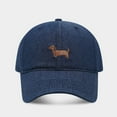 thumbnail image 2 of Bibifish Unisex Men Women Baseball Cap Brown Dachshund Embroidery Cap Adjustable Strap Comfy Casual Daily Outings & Outdoor Sun Protection Cap, 2 of 6