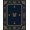 Blue, Pattern 8, variant on ODIKA 4'x6' Olive Green Art Geometric Octagonal Washable Area Rug Contemporary With Central Star Motif And Angular Border Framework Non-Slip, Chair-Friendly, Flatwoven for Home Office, Under Desk