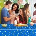 thumbnail image 6 of GFHFHITJ Patriotic Tablecloth, 108×54 Inch Plastic Table Cover for 4th of July Independence Day, Waterproof Stars Tablecloth for Patriotic Themed Party Supplies, 6 of 6