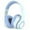 Blue, variant on Bluetooth Headphones, Over-Ear Wireless Headset, Foldable, HiFi Sound, Built-in Mic, 8H Playtime, Soft Earmuffs, for Music/Gaming/Travel