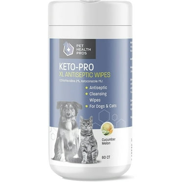 Pet Health Pros Purifying Wipes for Dogs and Cats; Soothing, Medicated, Fresh Scent; XL