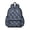 Blue and Black, variant on Purple and Black Checkered Pattern Backpack for School, Cute School Bag with Adjustable Shoulder Straps and Padded Back, 13.4"x11"x4.7"