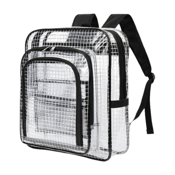 Mochila transparente a prueba de estática, portátil, organizadora, bolsa para herramientas, bolsa para la universidad Estilo a