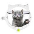 thumbnail image 4 of Whtie-Cat Door For Pets Cat Flap - For Interior and Exterior Doors, 4 of 4