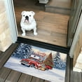 thumbnail image 2 of Santa is Coming Australian Cattle Dog Merry Christmas Xmas Noel Truck Tree Doormat Heeler Lover Gifts Indoor Outdoor Welcome Mat - 02023, 2 of 5