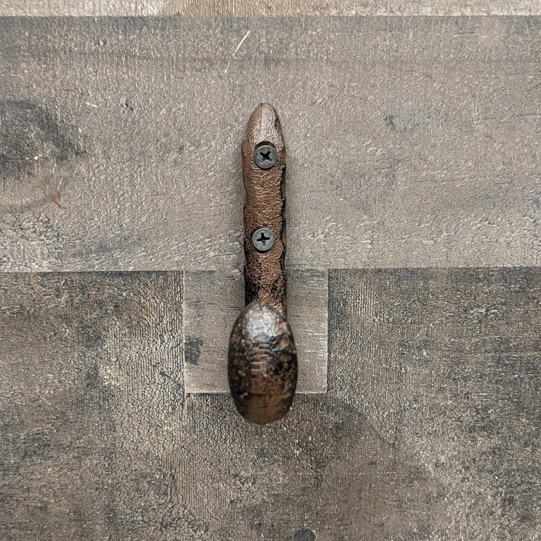 Metal Railroad Spike Wall Mount Hat Coat Hanger Bent Nail Hook Rustic Home Decor Metal Railroad Spike Wall Mount Hat Coat Hanger Bent Nail Hook Rustic Home Decor