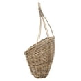 thumbnail image 5 of Kouboo Rattan Hanging Wall Basket and Planter, Decorative Wall Basket for Front Door, Home, Garden, Brown-Gray, 5 of 6