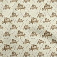 thumbnail image 1 of oneOone Cotton Poplin Twill Brown Fabric Text Sewing Fabric By The Yard Printed Diy Clothing Sewing Supplies 56 Inch Wide, 1 of 5