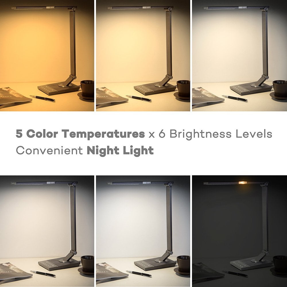 taotronics stylish metal led desk lamp