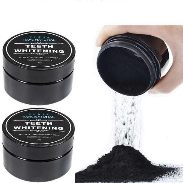 2PCS NEW Activated Carbon Teeth Whitening Organic Natural Bamboo Charcoal Toothpaste Shytmv