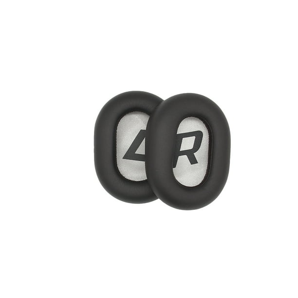 Inteprter Cojín de esponja para auriculares, 2 piezas, piezas de cuero con cancelación de ruido para juegos, repuesto de almohadilla para los oídos para Relojes inteligentes Marrón