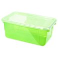 Small Cubby Bins Plastic Storage Containers for Classroom with Non