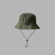 thumbnail image 2 of Vikbar bred brättad Bucket Hat Solhatta gräs fä, 2 of 3