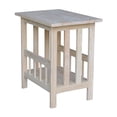 thumbnail image 5 of Pemberly Row 1 Shelf Solid Para Wood Magazine End Table in Natural, 5 of 8
