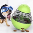 thumbnail image 2 of LGCASL Pet Feeding Roly-Poly Toy, Interactive Dog Dispenser Toys Slow Feeder Puzzle Dog Brain Stimulation Toys Dog Christmas Enrichment Boredom Toys for Puppy Small Medium Large Dogs Grad, Green, 2 of 4
