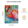 thumbnail image 2 of Shiartex Bold Abstract Flamingo Painting Canvas Wall Art, Design,16x20 in/12x16 in, 2 of 5