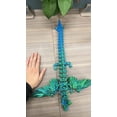 thumbnail image 4 of Dragón Rungungde con alas: dragón arcoíris de cristal impreso en 3D con articulación completa, decoración para el hogar y la oficina, juguete de escritorio ejecutivo, juguete antiestrés para adultos, 4 of 7