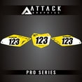 thumbnail image 3 of Attack Graphics Pro Series Number Plate Backgrounds for Suzuki RMZ250 2010, 3 of 4