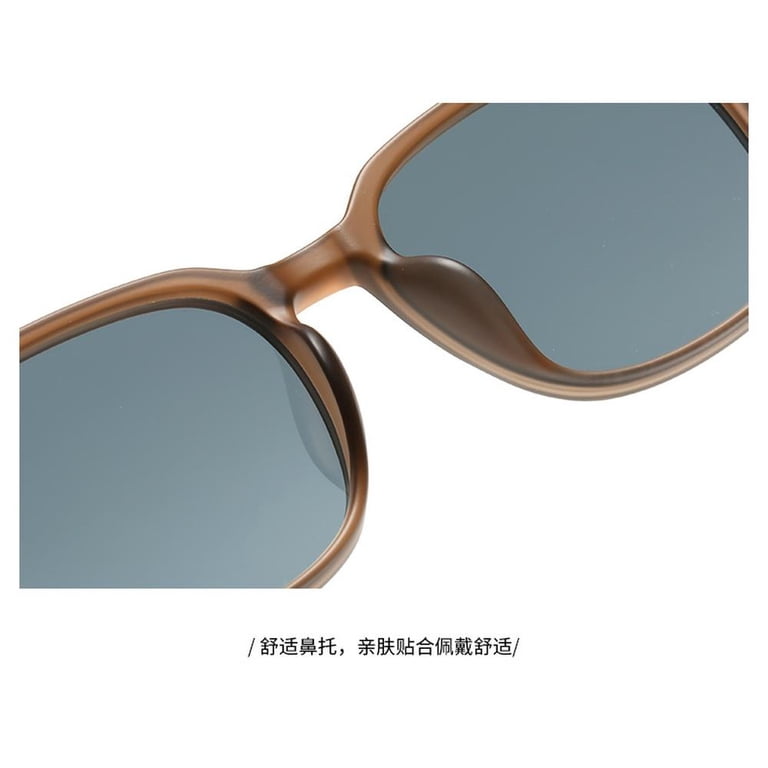 Oversized Square Sunglasses TR90 Frame UV400 Protection Amazon.com: EFE Oversized Square Polarized Sunglasses for  main image 2