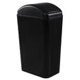 thumbnail image 1 of Cand 14 L Small Plastic Trash Can, Slim Swing Lid Trash Bins(Black), 1 of 1