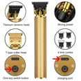 thumbnail image 5 of Magicorange Professional Mens Hair Clippers Zero Gapped Cordless Hair Electric Trimmer T-Blade Close Haircut & Grooming Kit for Men Rechargeable (Golden), 5 of 8