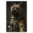 thumbnail image 3 of Cairn Terrier Dog in a Costume Poster Unframe, Cairn Terrier Dog Canvas Frame Ready to Hang - Wallpaper - Work Anniversary Gifts, 3 of 6